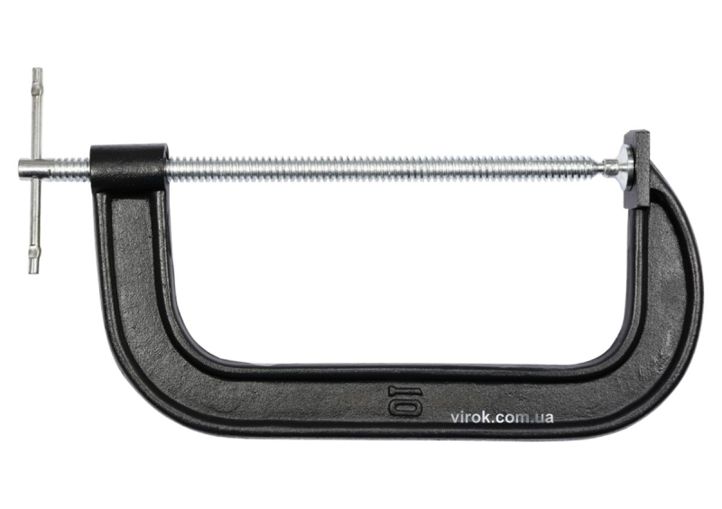 Струбцина з гвинтовим затиском "G" подібна VOREL; l= 250 мм