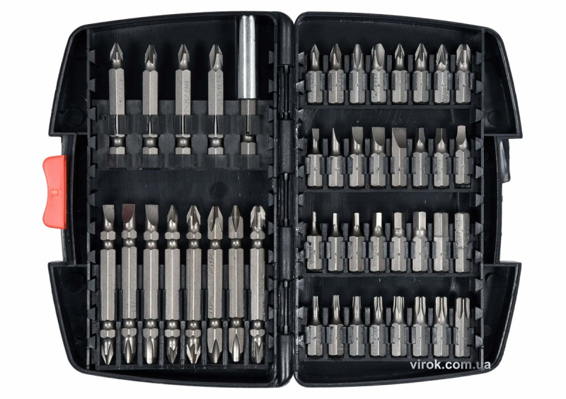 Набір насадок викруткових YATO з тримачем : 1/4", 45 шт. [20/480]