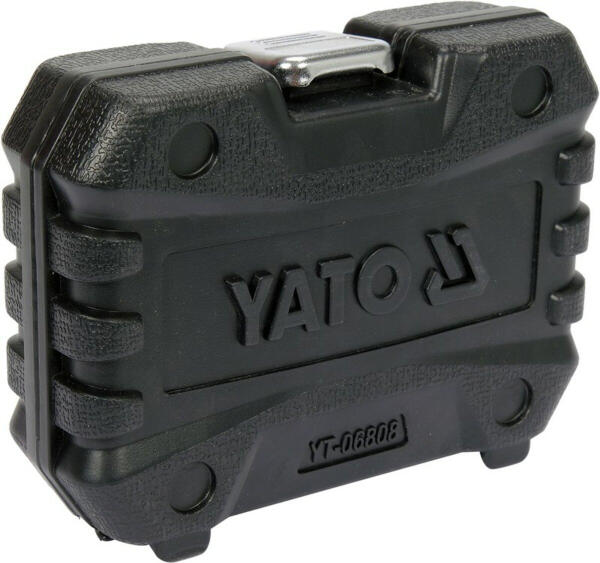 Насадки 6-гранные для тормозных суппортов авто YATO: квадр-3/8", 1/2", 7-22 мм, 11 шт (YT-06808)