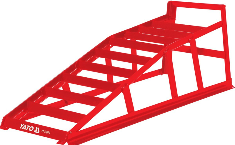 Естакада для автомобіля YATO під 1 колесо, навантаження - 1 т, 815 х 305 х 200 мм
