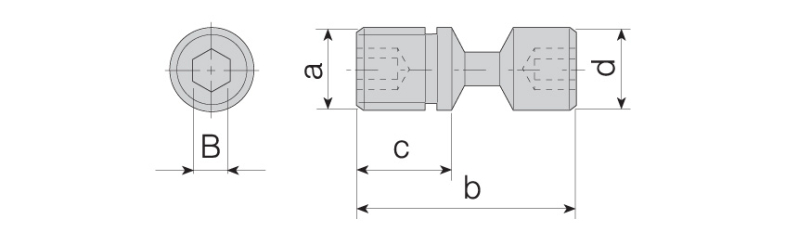 Гвинт опорної пластини ALV-01-M6X14 AKKO