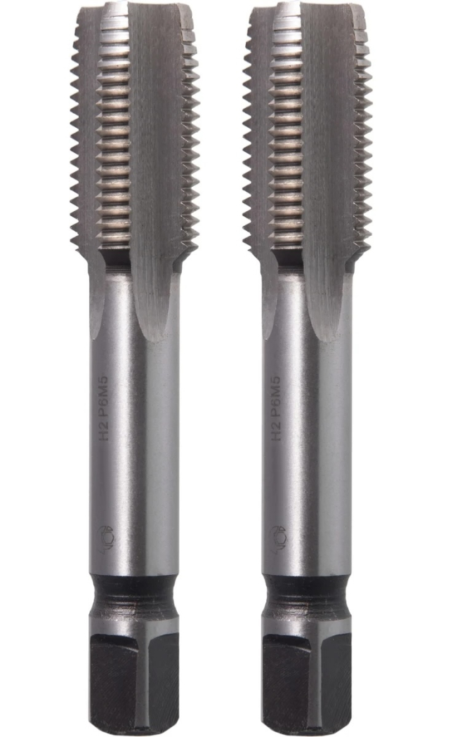 Мітчик машинно-ручний М22х2.5 комплект з 2-х штук лівий Р6М5 шліфований OTTIMO (LH)