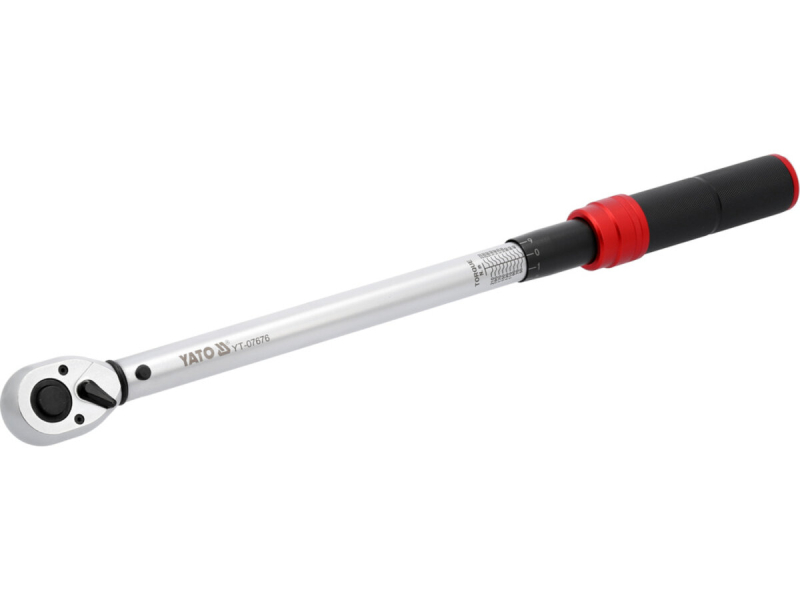 Ключ динамометричний YATO : квадрат 1/2", F= 40- 220 Нм, L= 485- 505 мм