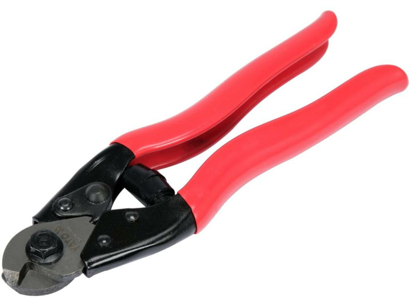 Ножиці до дроту і линв YATO: дріт Ø≤ 1.5 мм, линва Ø≤ 4 мм, L= 190 мм