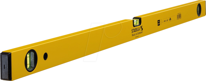 Рівень STABILA Type 70-2 : L= 100 см. точн 0,50 mm/m. 3 капсули. 2 вертикальні