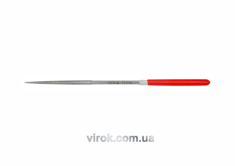 Надфіль алмазний YATO круглий, l= 140/50 мм, Ø= 3 мм [120/1200]