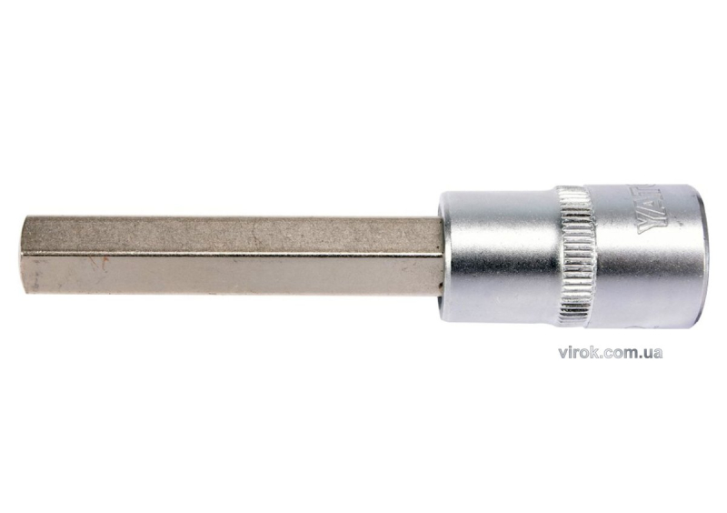 Головка торцева YATO квадрат 1/2 HEX M12, L= 100 мм. подовжена