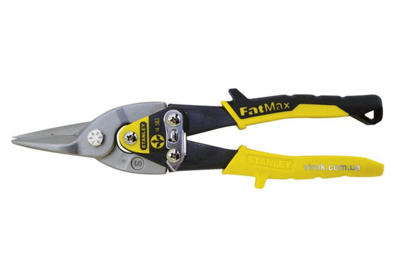 Ножиці по листовому металу STANLEY "FatMax" : L= 250 мм, прямі