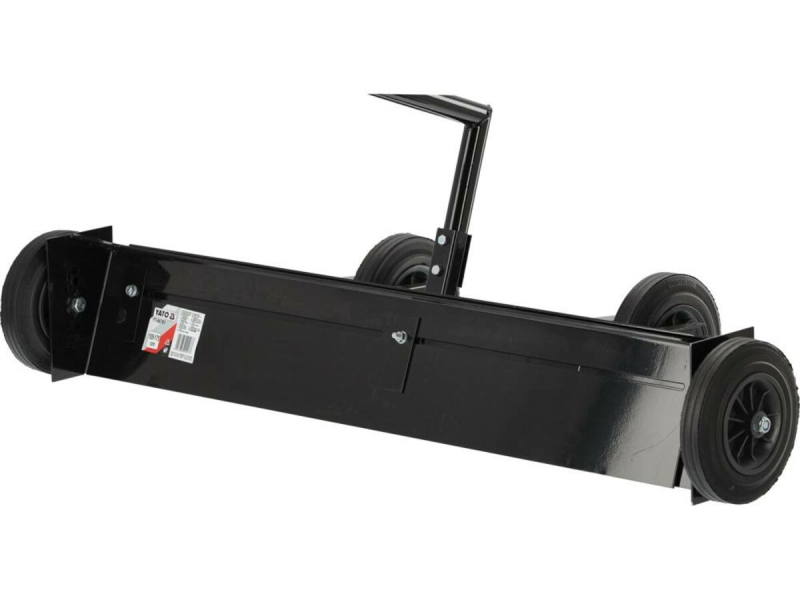 Вирівнювач грунту ручний на колесах YATO; робоча зона- 105-175х 39х 18 см, держак- 100 см