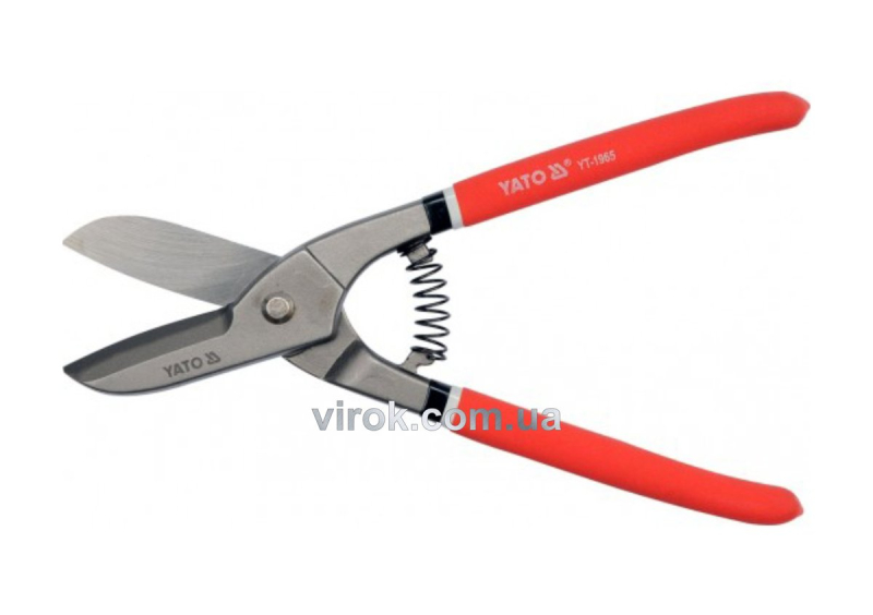 Ножиці по металу прямі YATO : 8", L= 200 мм [6/36]