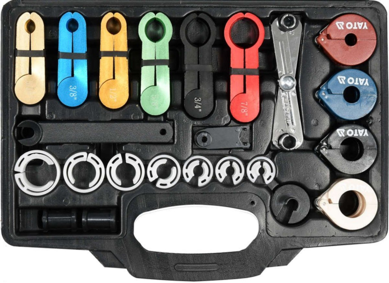 Засоби для роз'єднання паливних і кондиціонерних трубопровідників YATO, наб. 23 елем. [10]