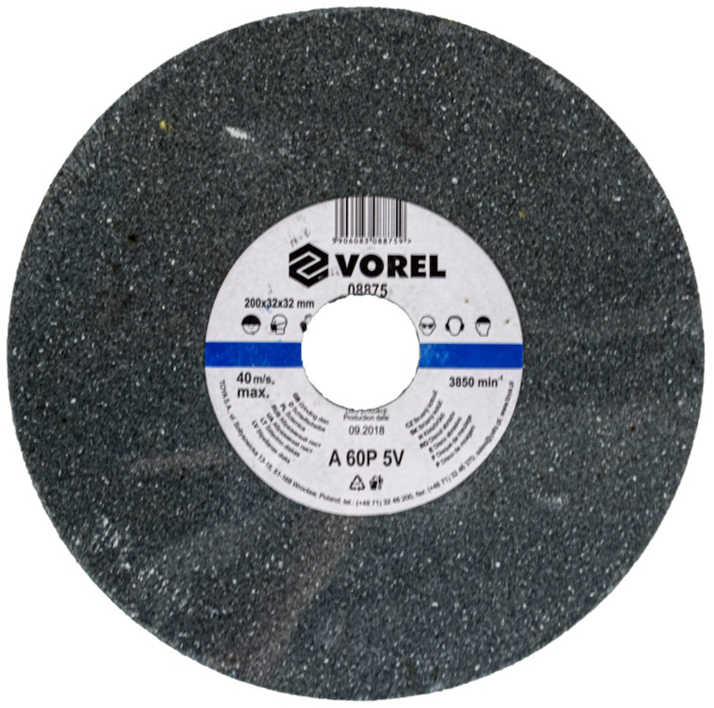 Круг для точила VOREL : 200/32/30(дрібнозернистий)