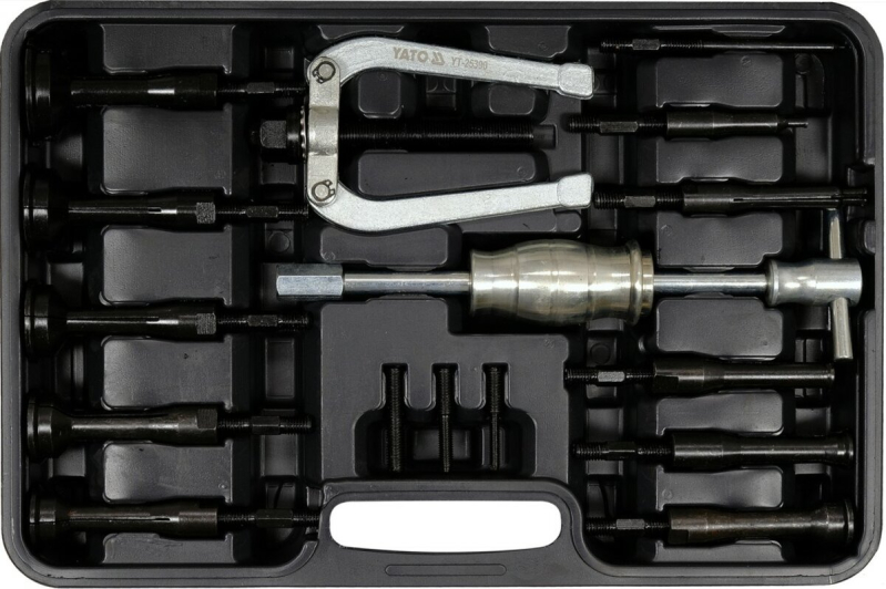 Знімач підшипників зі зворотнім молотком YATO Ø= 8- 58 мм, компл. 15 елем.