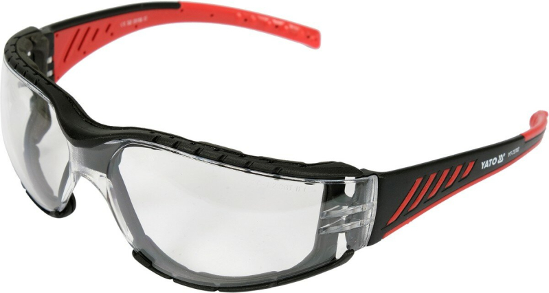 Окуляри захисні YATO відкриті, прозорі, з оправою
