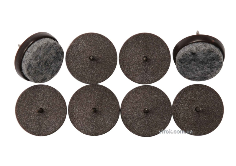 Прокладки пластикові фільцеві на цвях VOREL 28мм, набір 8шт [16/256]