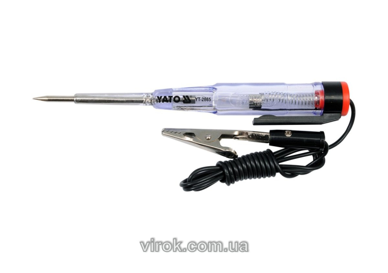 Індикатор напруги YATO контрольний автомобільний 6-24 V