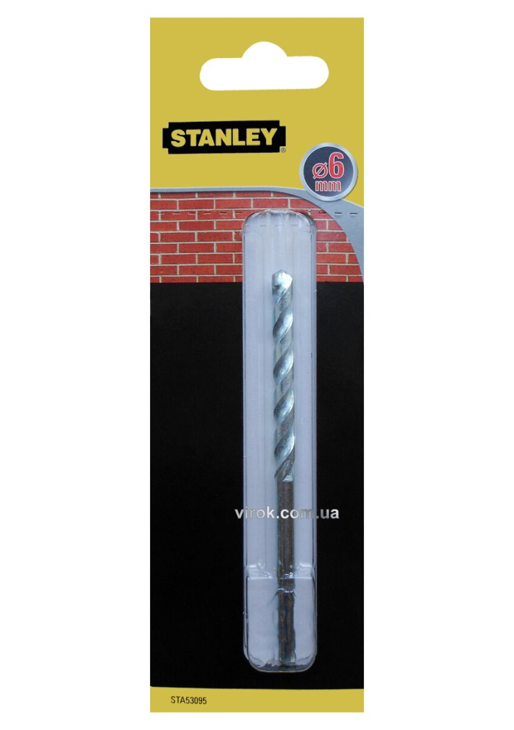 Свердло по цеглі STANLEY : Ø= 6 x 100 /60 мм