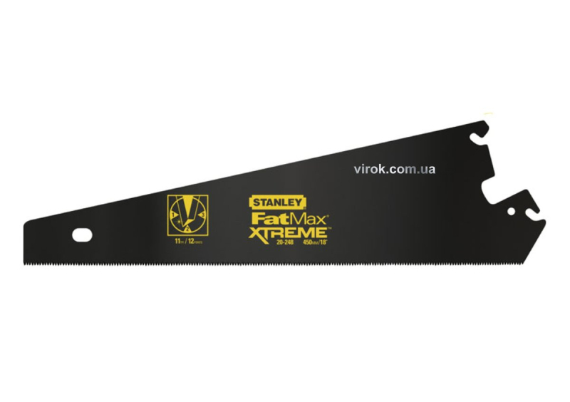 Полотно для ножівки STANLEY "FatMax Xtreme" : L= 450 мм, 11 зуб/1", тефлонове покриття "Blade Armor"