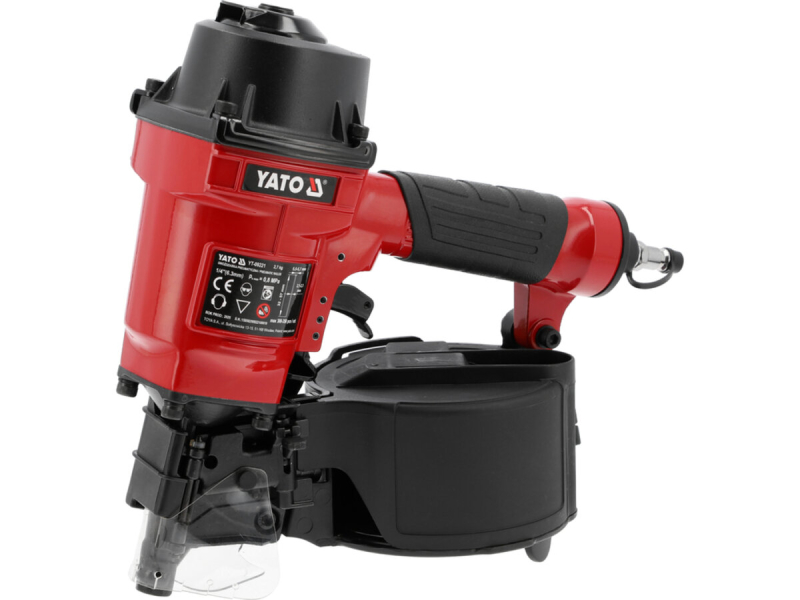 Цвяхозабивач пневматичний YATO для цвяхів h= 32-57 мм, при тиску 5.8-8 Bar, магазин- 300-350 шт