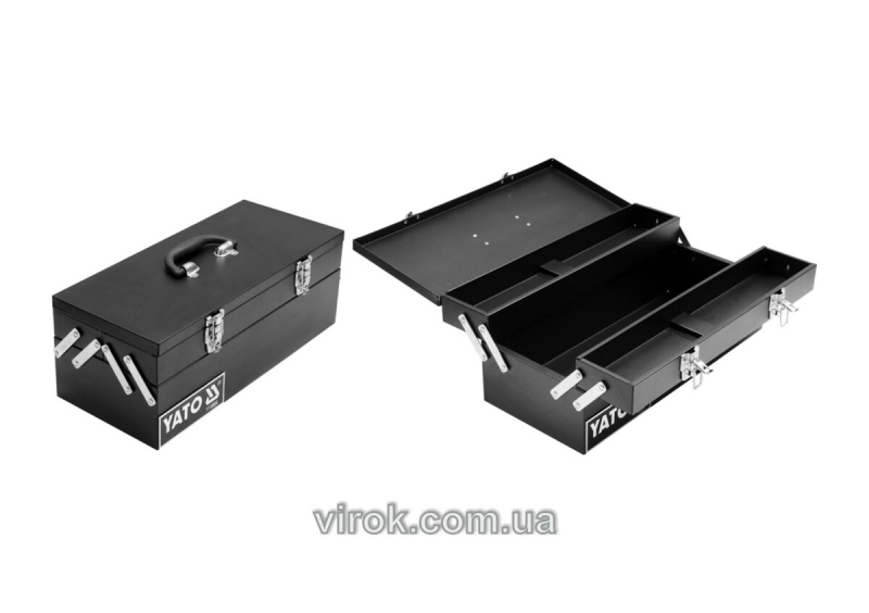 Ящик для інструменту YATO металевий 460х200х180мм