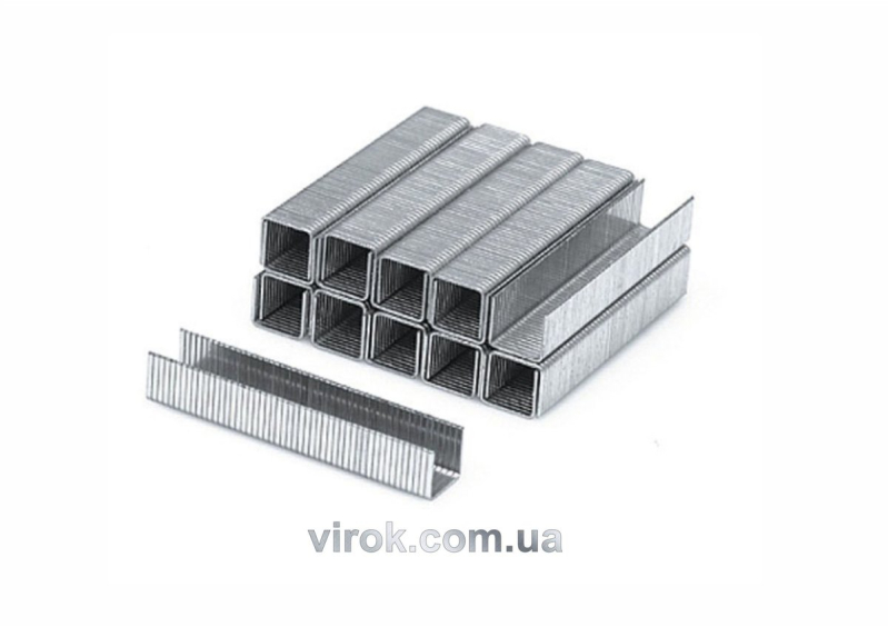 Скоби до степлера YATO : h= 6 мм, b= 10.6 мм, t= 1.2 мм, уп. 1000 шт. [50/200]