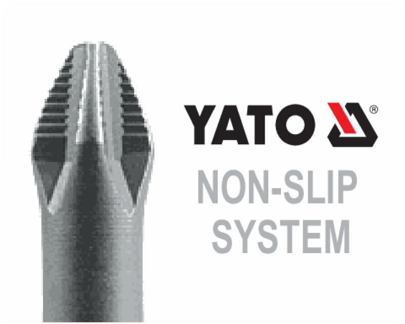 Бита PH2 YATO YT-0485, 100 мм, S2, 1/4" HEX
