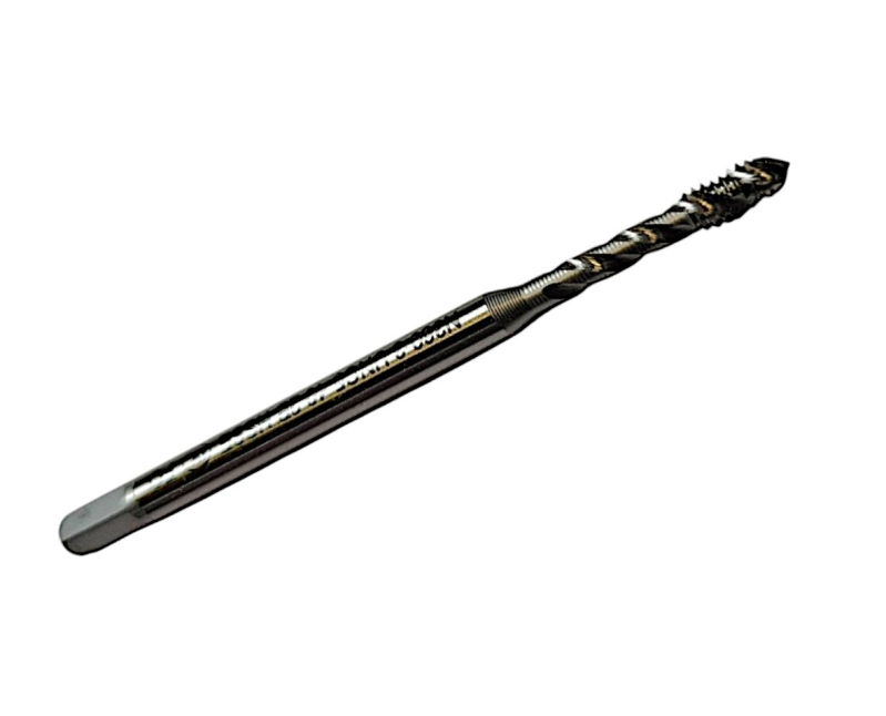 Метчик дюймовый UNC №5 40 нитей Р6М5К5 (HSS-E) с винтовой канавкой для 
глухих отверстий N360-3 101677DC Swiss