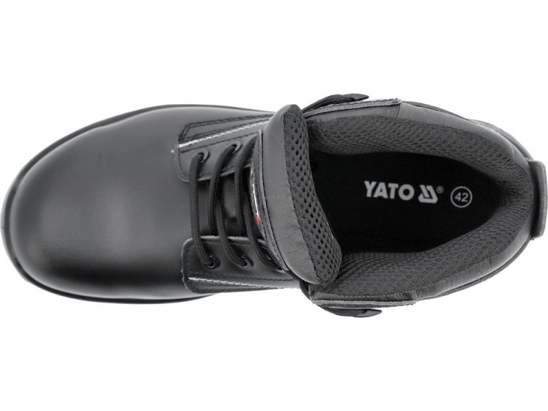 Ботинки рабочие кожаные YATO TARAN S3, разм. 40, из полиуретан. подошвой (YT-80751)