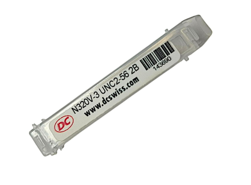 Мітчик дюймовий UNC №2 56 ниток Р6М5К5 (HSS-E) для наскрізних отворів 
N320V-3 143690 DC Swiss