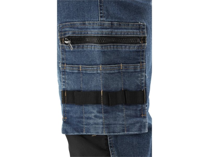 Брюки рабочие джинсовые стрейч DARK BLUE YATO YT-79053, размер L/XL