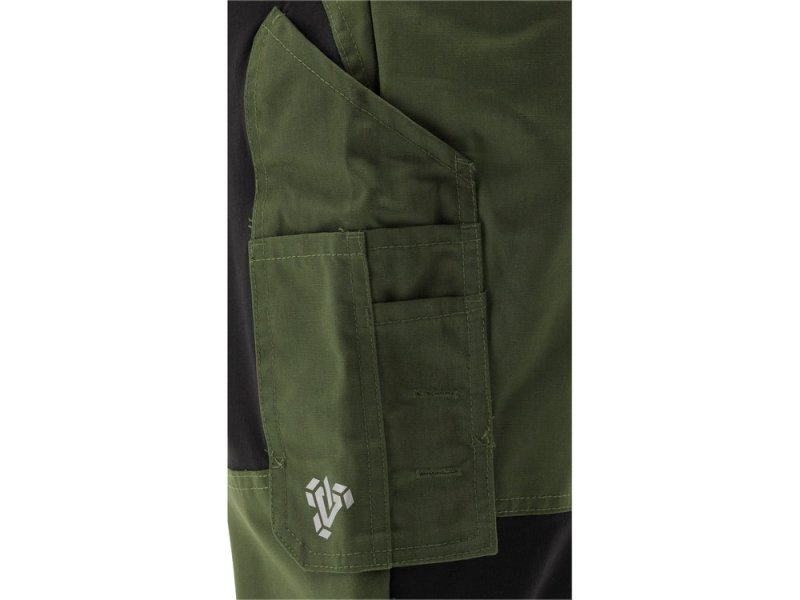 Брюки рабочие SERVAL YATO YT-79125, зелено-черные, размер XXXL