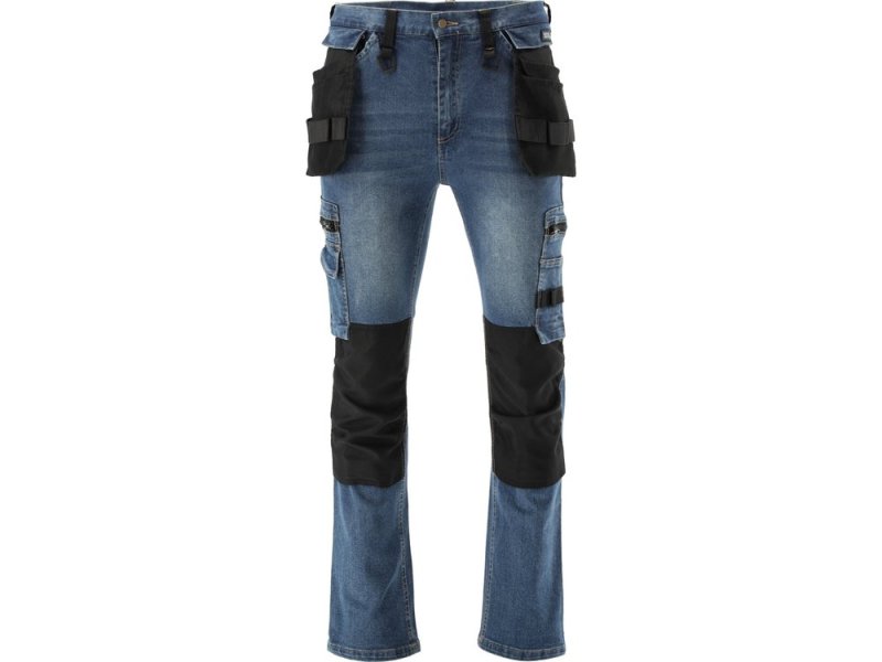Брюки рабочие STRETCH JEANS YATO YT-79054, темно-синие, размер XL