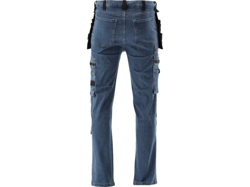 Брюки рабочие STRETCH JEANS YATO YT-79054, темно-синие, размер XL