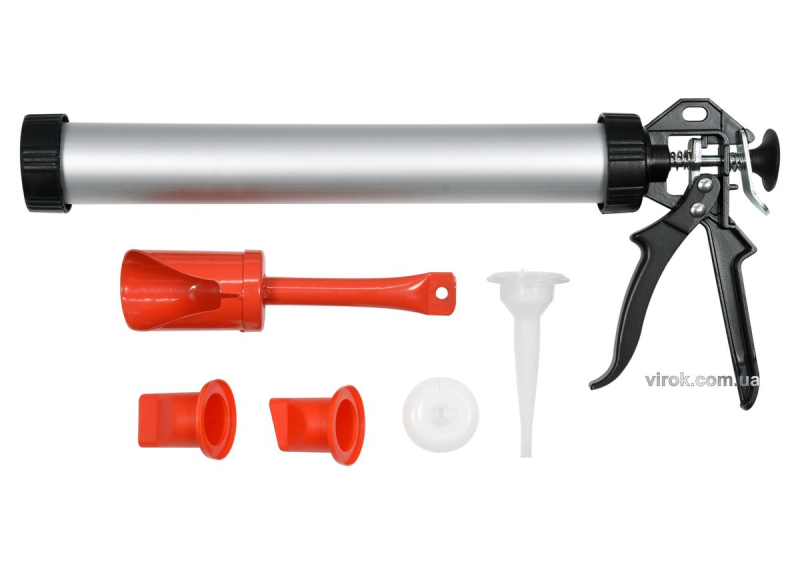 Пістолет для затирання швів YATO : L= 400 мм, V= 1 л, зі змінними насадками