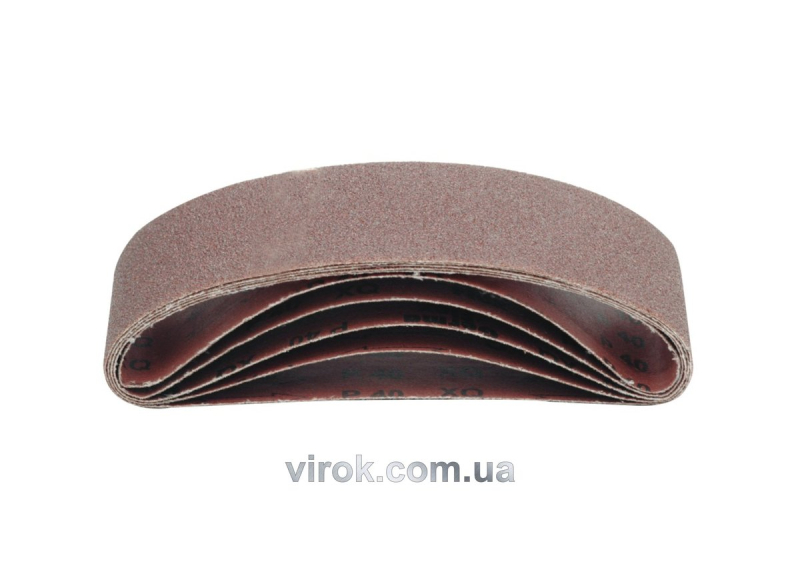 Стрічка шліфувальна VOREL *безкінечка* : 75х533мм P-60 5шт. [20/60]