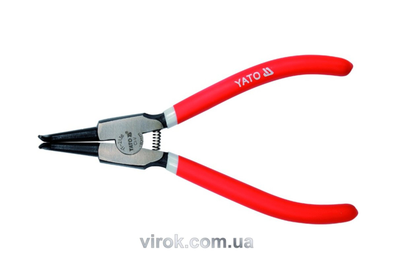 Знімач стопорних кілець YATO загн. (розжим) l=180мм [6/24]