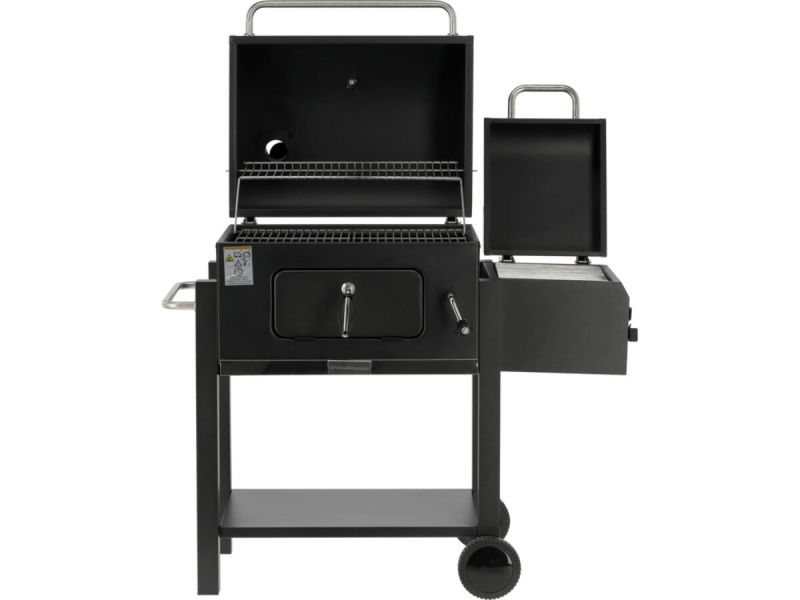 Барбекю вугільний з коптильнею LUND, решітка- 54,5x23,5 см, розмір - 112x62x121 см