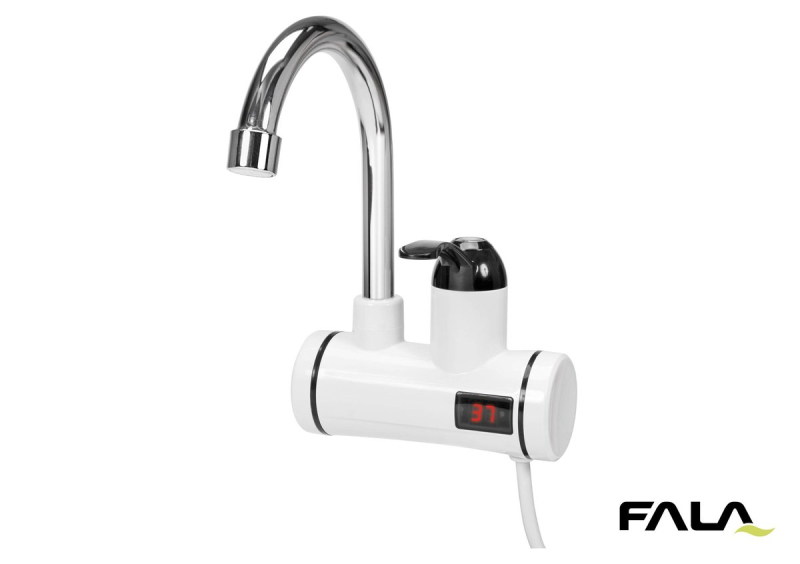 Нагрівач води настін. з LCD-дисплеєм мереж KALTA-2 FALA : 3кВт, до 60°С, тиск 0.1-0.6 МПа, каб- 1.2м