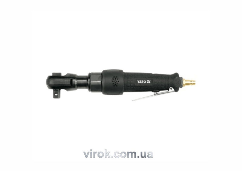 Тріщатка пневматична YATO : квадрат- 1/2", 80 Нм, 6.2 бар, 120 л/хв