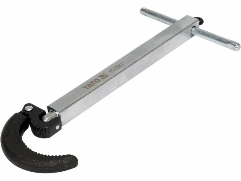 Ключ трубний гаковий до сантехнічних труб YATO: L= 230- 410 мм, до Ø= 32- 63,5 мм [6/12]