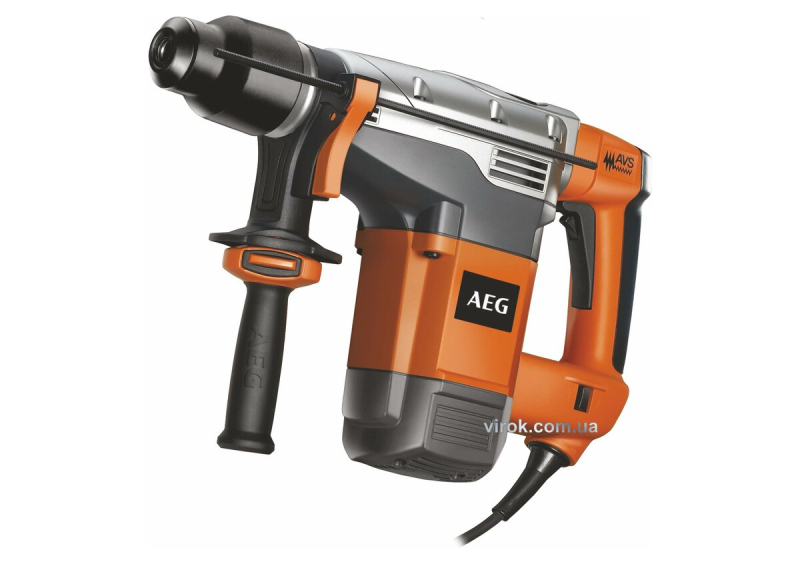 Перфоратор мережевий SDS-MAX AEG: 1200 Вт, 8.5 Дж, 2840 уд/хв, Ø≤ 40 мм (бетон) + кейс (KH5E)