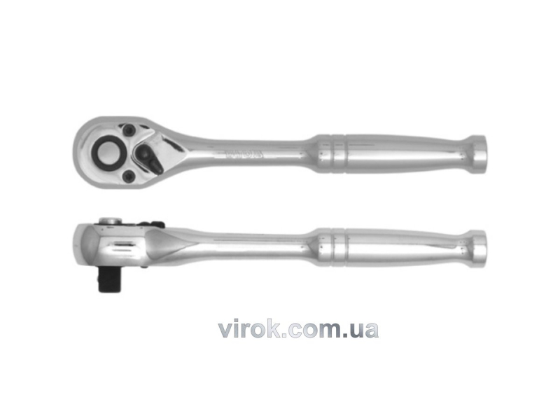 Тріщатка YATO (YT-0315) квадрат 1/2", L= 250 мм, 72T
