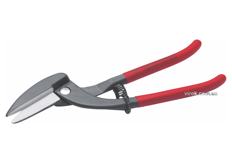 Ножиці для листового металу NWS "Пелікан" : прямі, t= 1-1.2 мм, леза L= 60 мм, H= 350 мм