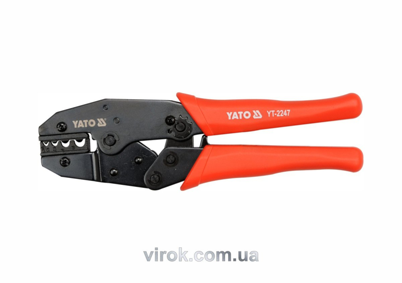 Кліщі для обтискання і зачистки проводів YATO, L=220 мм