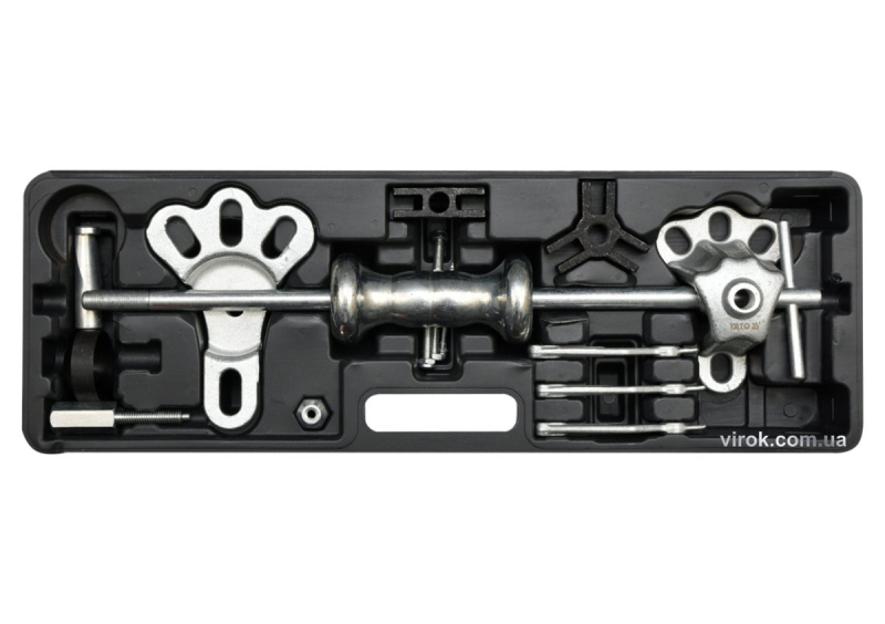 Знімач ступиць і підшипників інерціальний YATO, компл. 16 елем.