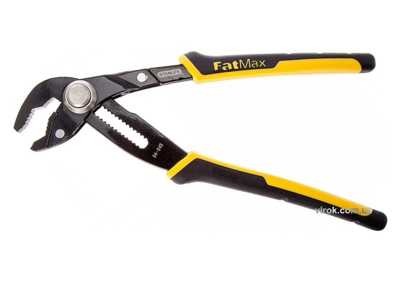 Кліщі переставні сантехнічні STANLEY : L= 300 мм. роб. діапазон 75 мм
