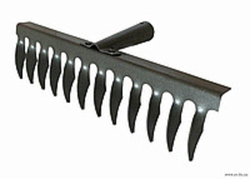 Граблі без ручки (кручений зуб) 12 зубів
