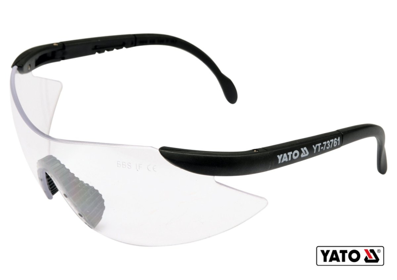 Окуляри захисні YATO відкриті прозорі [12/300]