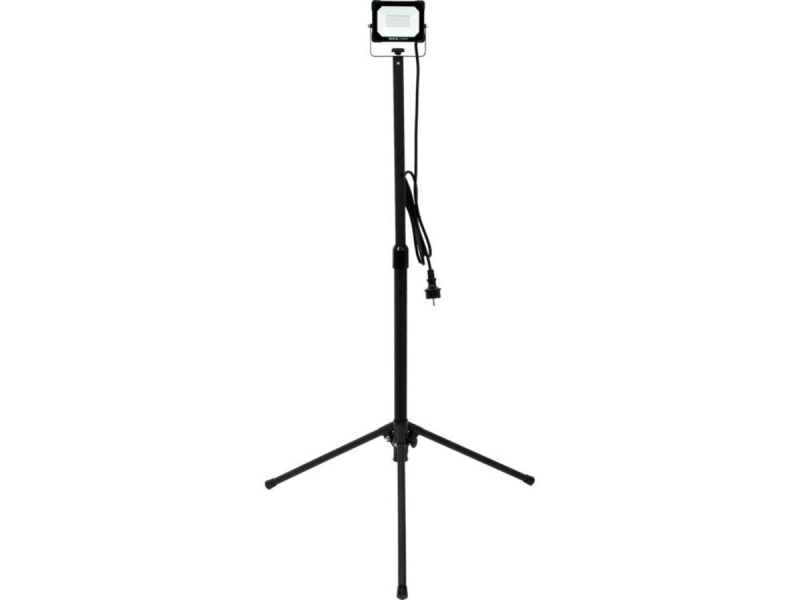 Прожектор з SMD-діодним випромін YATO: 20 Вт, 230 В,1900 Lm, на штативі h=0.6-1.22 м, кабель- 2м