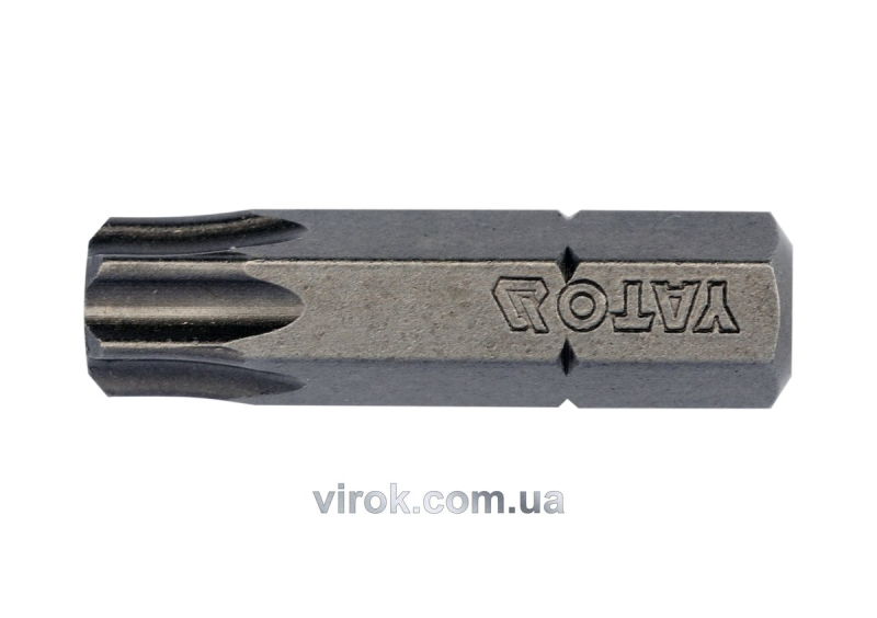 Насадка викруткова YATO : "TORX" T40 x 25 мм. HEX 1/4". 10 (Уп/Шт.) [20/100]